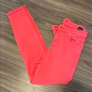 7 for all mankind Vibrant Coral Women's Jeans